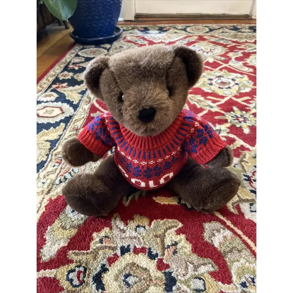 Vintage Bear LOT (4) Ralph Lauren POLO Giorgio Beverly Hills Y2k 90s Teddy